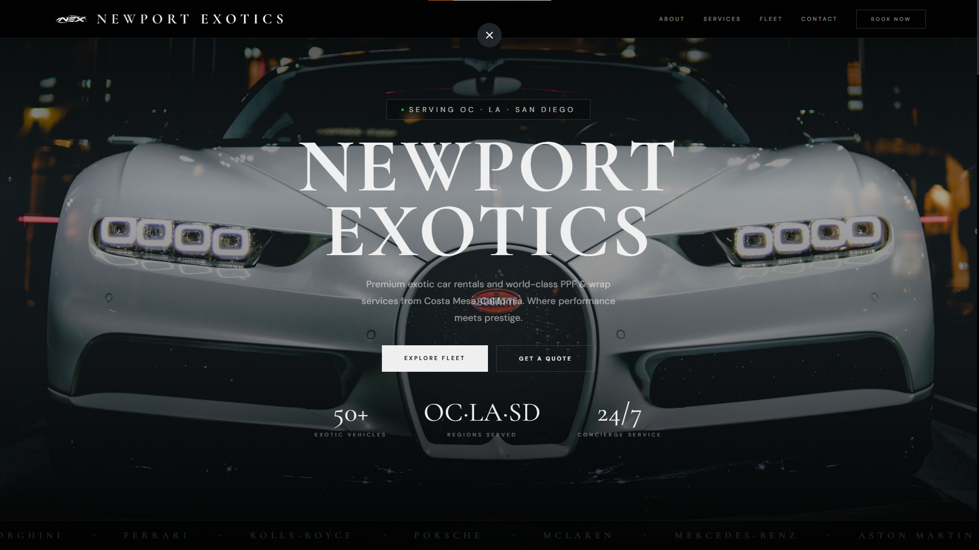 Newport Exotics preview